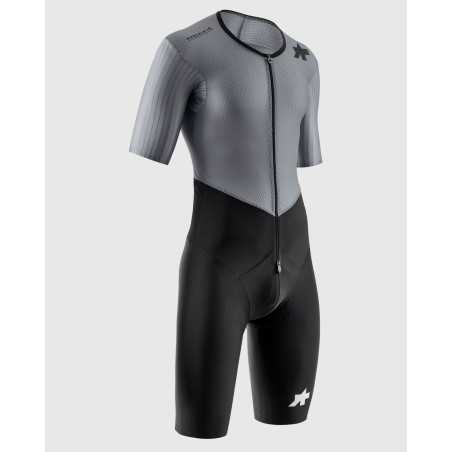 Assos EQUIPE RS LE HOUDINI ROADSUIT S11 - FANATIC SILVER - Cuissard Cycliste | Planetecycle