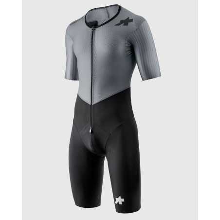 Assos EQUIPE RS LE HOUDINI ROADSUIT S11 - FANATIC SILVER - Cuissard Cycliste | Planetecycle