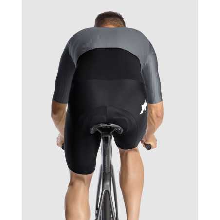 Assos EQUIPE RS LE HOUDINI ROADSUIT S11 - FANATIC SILVER - Cuissard Cycliste | Planetecycle