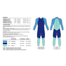 Mako NeoSwim Femme - Combinaison Triathlon Néoprène Femme