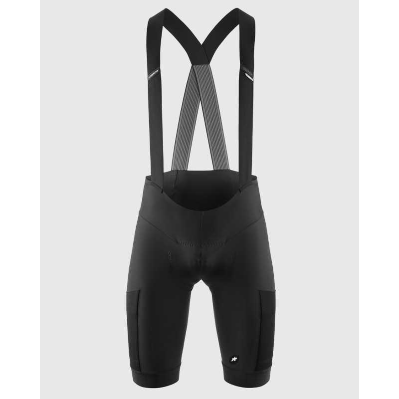 Assos TACTICA KIESKAFER BIB SHORTS T5 - ROBUST GREY - Cuissard Cycliste | Planetecycle