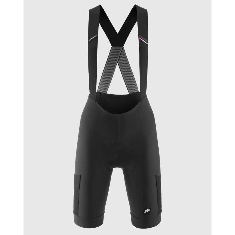 ASSOS TACTICA KIESKAFER WOMEN'S BIB SHORTS T5 - ROBUST GREY - Cuissard Cycliste Femme | Planetecycle