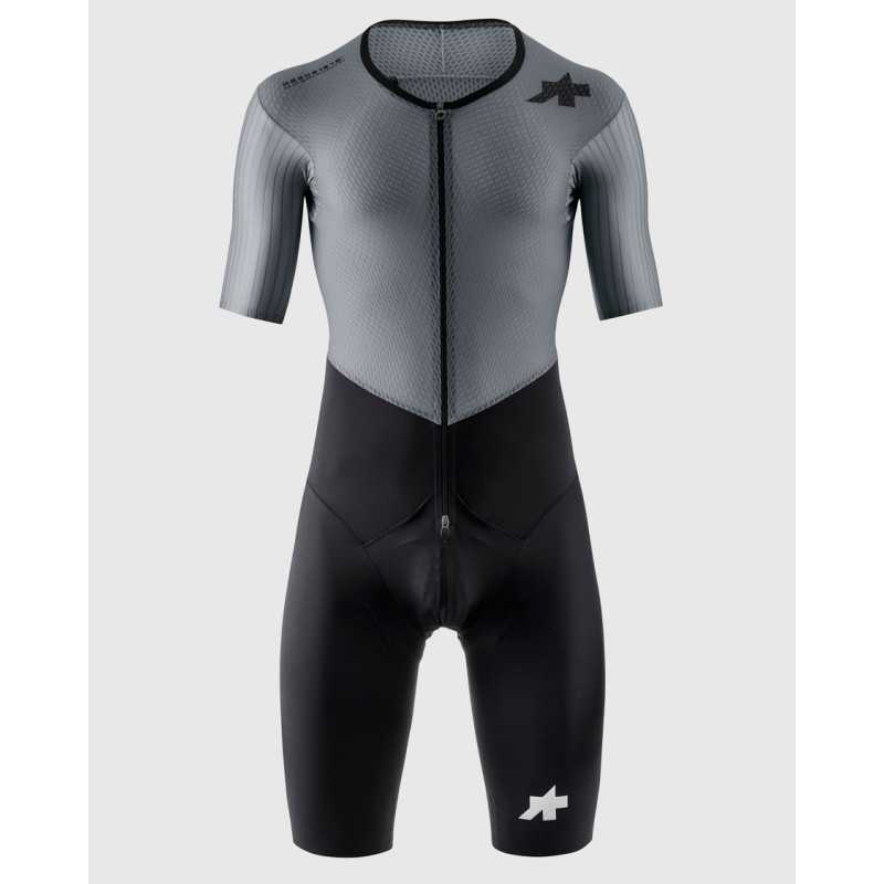 Assos EQUIPE RS LE HOUDINI ROADSUIT S11 - FANATIC SILVER - Cuissard Cycliste | Planetecycle