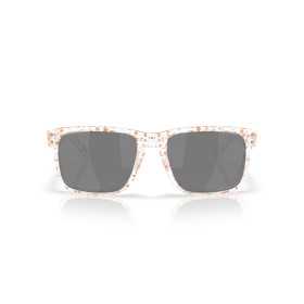 OAKLEY HOLBROOK - Verres prizm black polarized , Monture clear terrazzo - OO9102-AG55