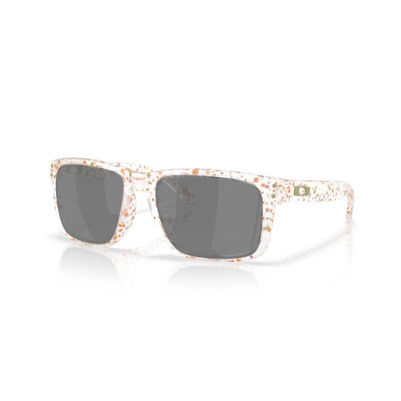 OAKLEY HOLBROOK - Verres prizm black polarized , Monture clear terrazzo - OO9102-AG55 | Planetecycle