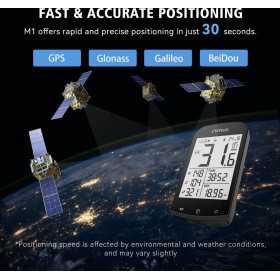 CYCPLUS M1 Compteur GPS pour vélo de route