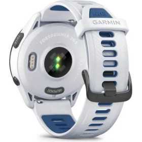 GARMIN Forerunner 265 46mm blanche avec bracelet en silicone blanc/bleu - Montre GPS Running 