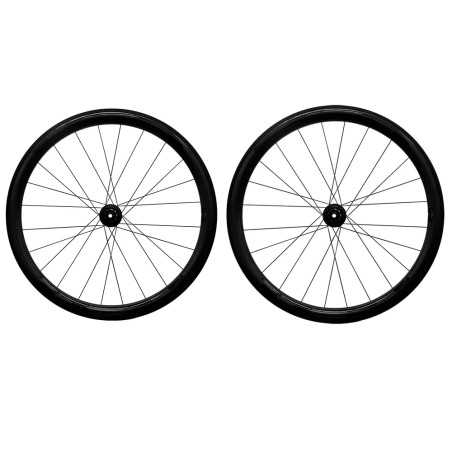 HED JET RC4 Pro Tubeless - Freins à disque - Paire de roues carbone | Planetecycle