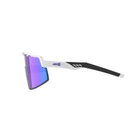 Lunettes AZR SPEED RX Blanche vernie / Noire - Lunettes solaires Vélo et Triathlon