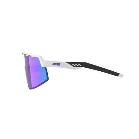 Lunettes AZR SPEED RX Blanche vernie / Noire - Lunettes solaires Vélo et Triathlon | Planetecycle Lunettes AZR SPEED RX Blanche vernie / Noire - Lunettes solaires Vélo et Triathlon | Planetecycle