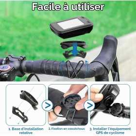 Support compteur Garmin Quart de Tour - iGPSPORT - iGS50