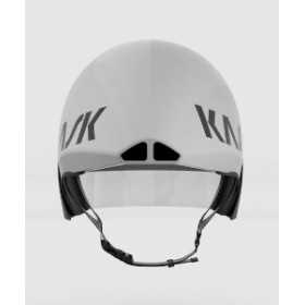 Casque KASK MISTRAL 3.0 - WHITE - Casque Aéro Triathlon & Contre-la-montre avec Visière