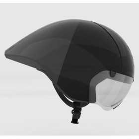 Casque KASK MISTRAL BLACK ANTHRACITE - Casque Aéro Triathlon & Contre-la-montre avec Visière