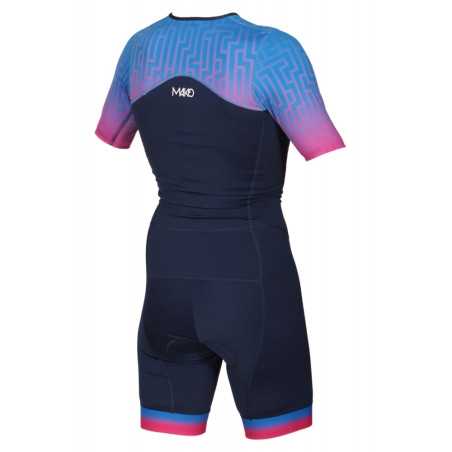 MAKO Team Set-In Labyrinth - Trifonction Femme Triathlon Manches Courtes | Planetecycle