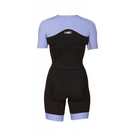 MAKO Team Set-In Lilac/Black - Trifonction Femme Triathlon Manches Courtes | Planetecycle