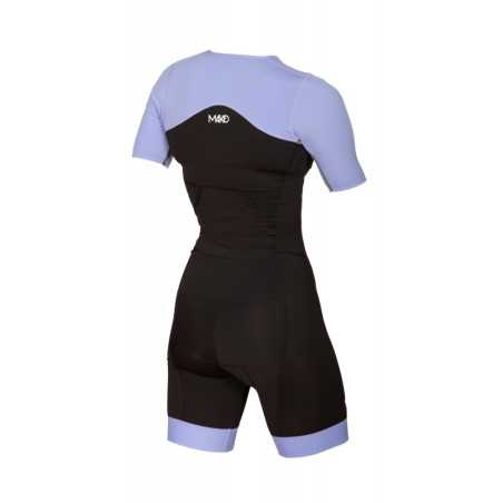 MAKO Team Set-In Lilac/Black - Trifonction Femme Triathlon Manches Courtes | Planetecycle