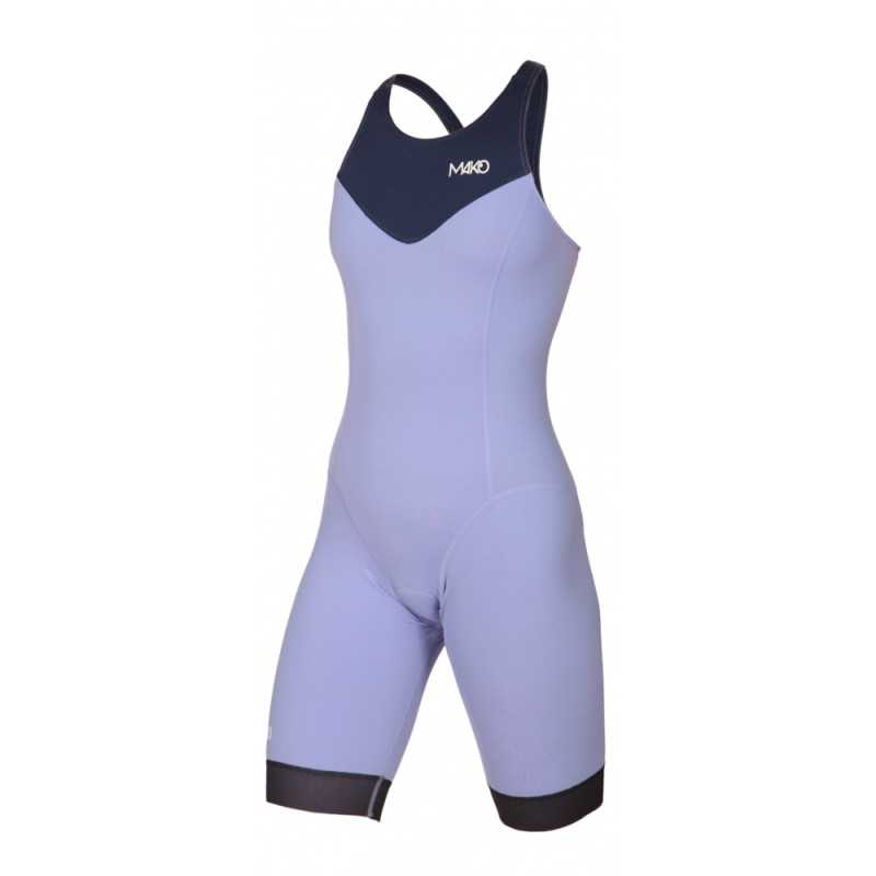 MAKO Team Navy Lilac - Trifonction Femme Triathlon Sans Manche | Planetecycle