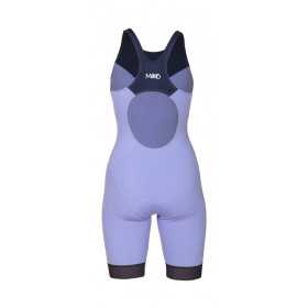 MAKO Team Navy Lilac - Trifonction Femme Triathlon Sans Manche