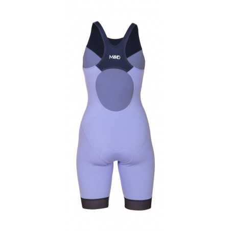 MAKO Team Navy Lilac - Trifonction Femme Triathlon Sans Manche | Planetecycle