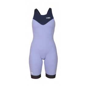 MAKO Team Navy Lilac - Trifonction Femme Triathlon Sans Manche