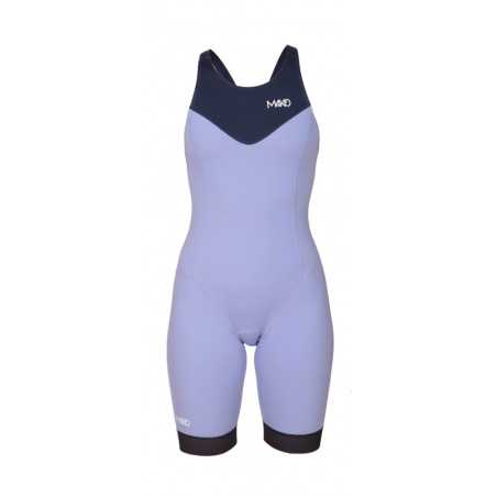 MAKO Team Navy Lilac - Trifonction Femme Triathlon Sans Manche | Planetecycle