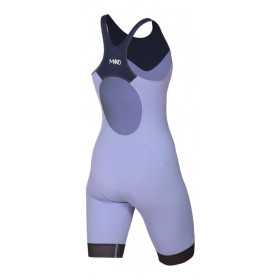MAKO Team Navy Lilac - Trifonction Femme Triathlon Sans Manche