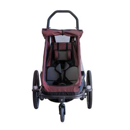 XLC BS-K01 REMORQUE ENFANT MONO T 20" ROUGE BORDEAUX | Planetecycle