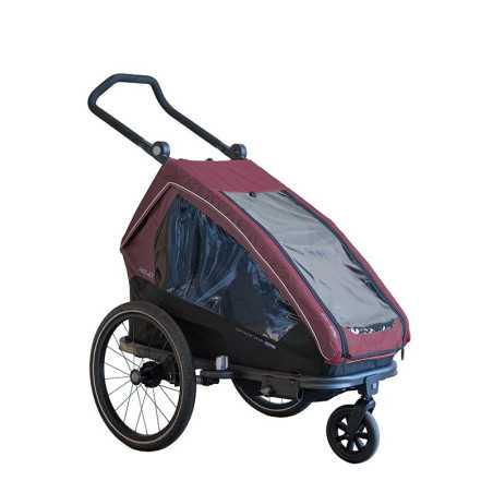 XLC BS-K01 REMORQUE ENFANT MONO T 20" ROUGE BORDEAUX | Planetecycle