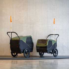 XLC BS-C13 REMORQUE ANIMAUX GRAND VERT/NOIR