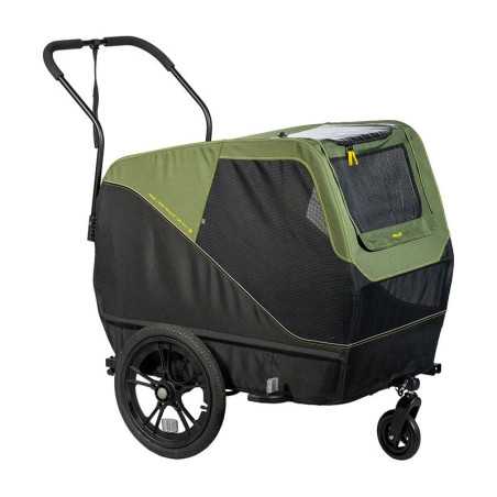 XLC BS-C13 REMORQUE ANIMAUX GRAND VERT/NOIR | Planetecycle